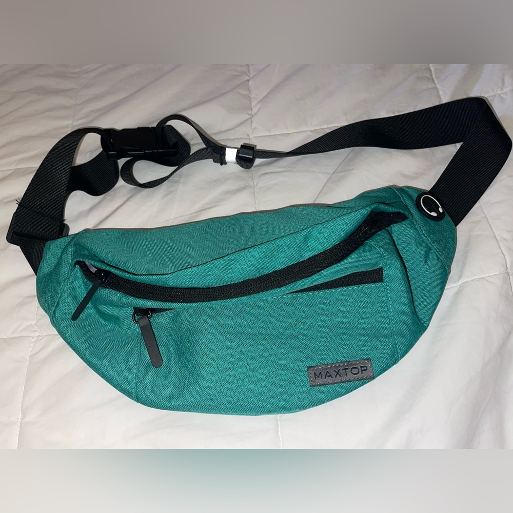Oversized Green Fanny Pouch Bag